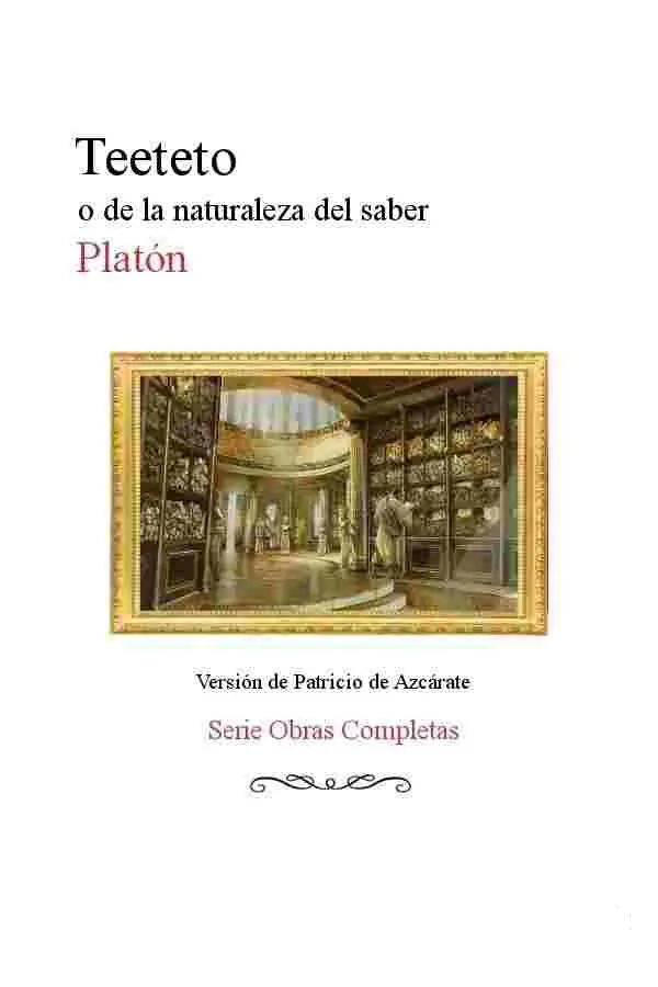 Teeteto libro pdf gratis platon
