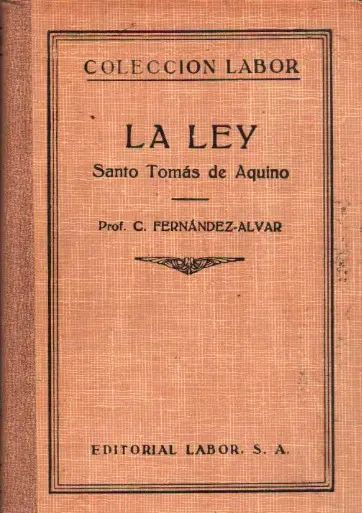 la ley santo tomas de aquino