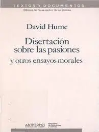 Disertación sobre Las Pasiones Y Otros Ensayos Morales libro pdf gratis
