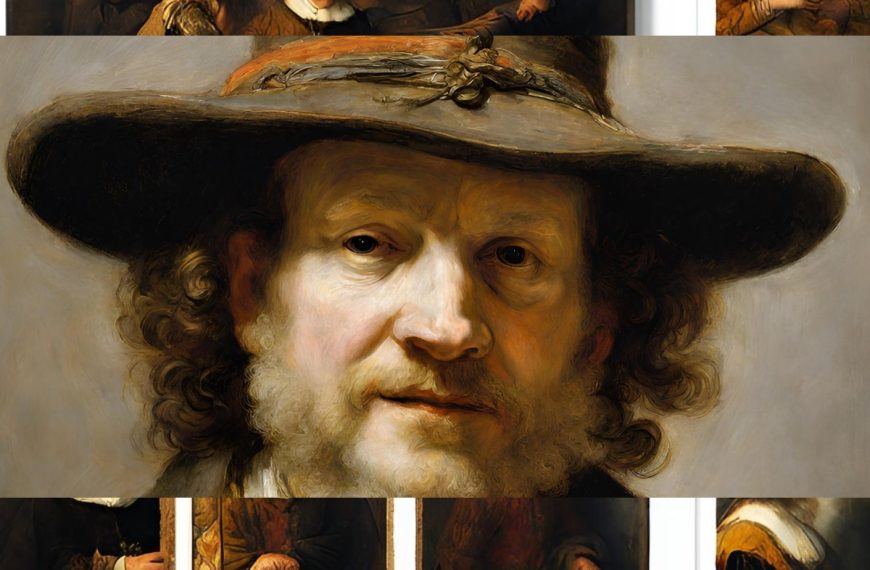 rembrandt retrato collage