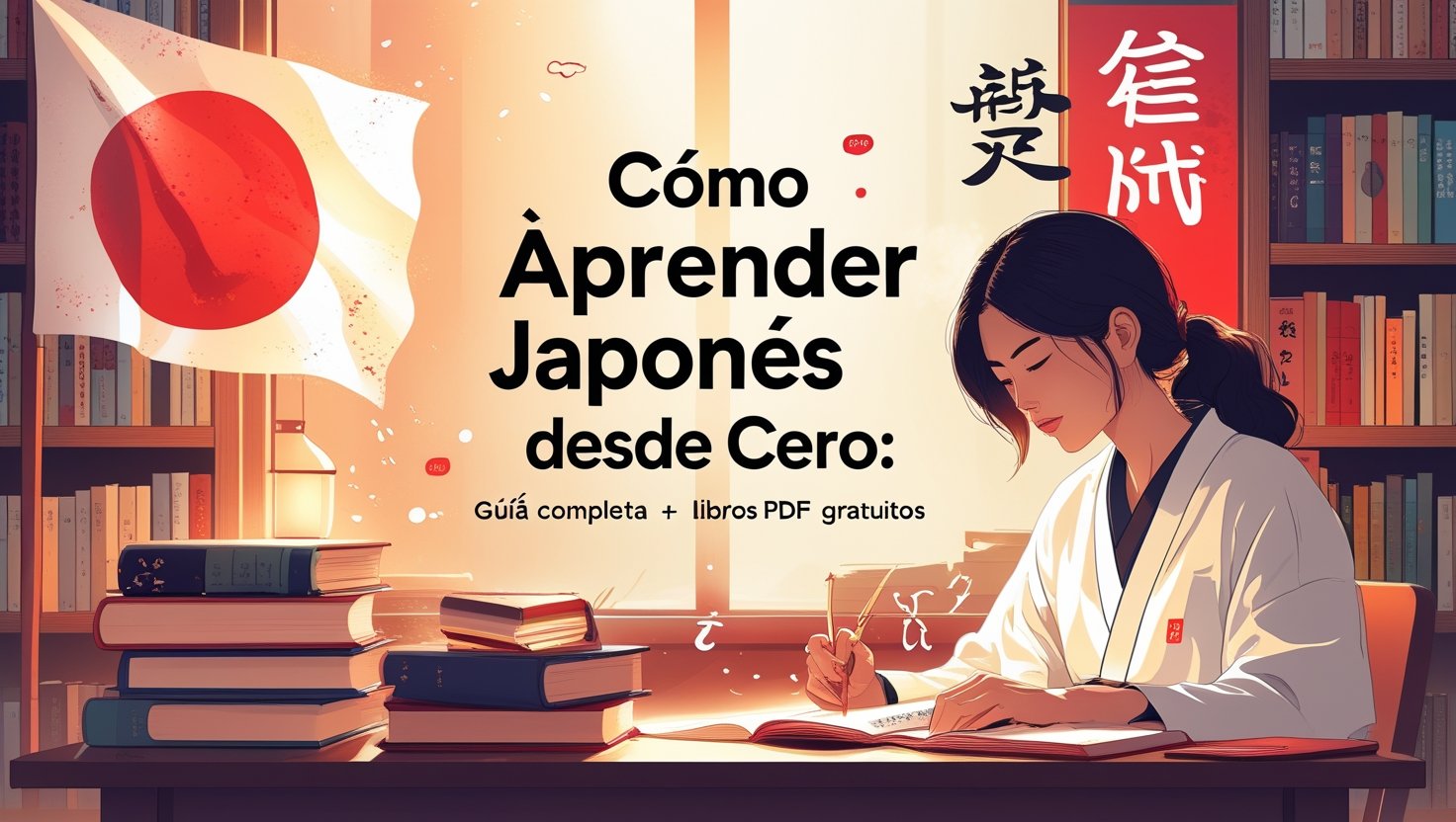 Cómo aprender japonés desde cero: Guía completa + libros PDF gratuitos